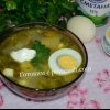 Zelena borsch sa sorrelom i jajetom - najukusniji recept