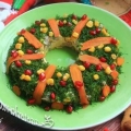 Divna salata božićni venac