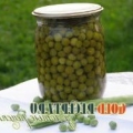Canned polka dot, konzervirani zeleni grašak recept za zimu