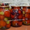 Rajčica konzervirana grožđa za zimu - vrlo ukusan recept
