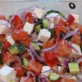 Salata grčka - foto recept