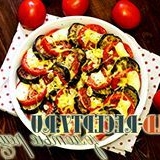 Pečeni patlidžani pečeni u pećnici sa rajčicom i sirom