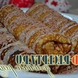 Palačinke u serumu sa vikendicama i kondenziranim mlijekom