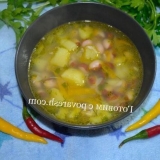 Supa od pasulja sa piletinom i krompirom korak po korak