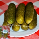 Hrskavi slani krastavci za zimu u banama sa hladnim načinom da okusi poput barela