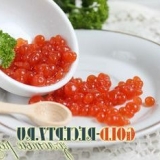 Imit crveni kavijar od paradajz soka za ukras