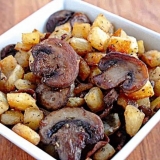 Krompir sa gljivama u rerni (20 min.)