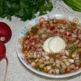 Ocloke na kvasu sa rotkvicama i kobasicom