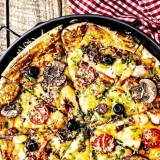 Pizza sa gljivama i kobasicom (10 recepata)