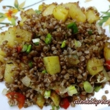 Lean heljda sa povrćem u pan - jednostavnim receptima za pripremu