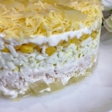 Salata lady caprice sa ananasom i pilećim slojevima