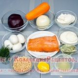 Salata na svečanom stolu royal shub