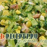 Salata sa kukuruzom i krastavcima ukusna
