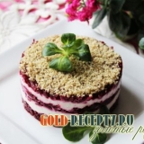 Salata sa repama sa slojem sira