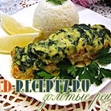 Losos u rerni za novu godinu sa špinatom