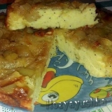 Šarpeck u tavi sa jabukama - jednostavan recept bez pećnice