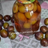 Šmijski kompot za zimu u bankama od 3 litre bez sterilizacije