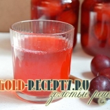 Šljive u sirupu. Konzervirani šljive za zimu