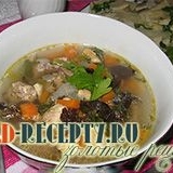 Juha od mađarske kuhinje - mesna supa sa gljivama