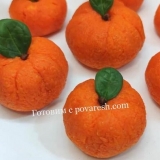 Sirova mandarina za užinu za prazničnu tablicu