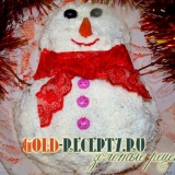 Cake houstovek sa pavlakom snowman