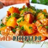 Krompir od pirnog krompira sa receptom za kuhanje mesa sa fotografijom