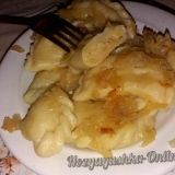 Knedle sa krompirom i prženim lukom