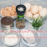 Snack iz punjenih jaja gljive-borovichki