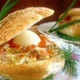 Snack sea shell: užina za svečanu tablicu