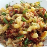 Casserole od makaronija sa minisima i gljivama u pećnici - vrlo ukusno i samo