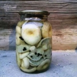 Slingnost slabih za zimu u bankama sa sirćetom