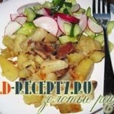 Prženi krompir sa gljivama recepti za kuhanje sa fotografijama