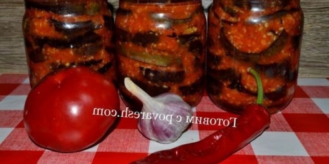Gruzijski patlidžani za zimu u bankama (akutni i ukusni recept)