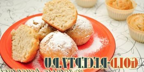 Recept banane muffins korak po korak sa fotografijama