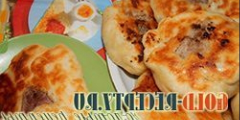 Belyashi recept sa mesom, tijesto za bijelce na kefiru