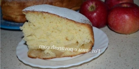 Torta od keksa sa jabukama: jednostavan recept u rerni