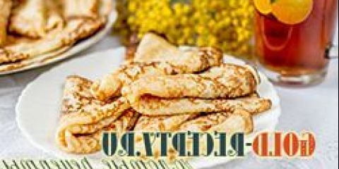 Palačinke na receptu s kiselim mlijekom sa fotografijama