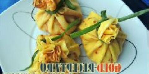 Izrežite vreće za curry s punjenjem rakova