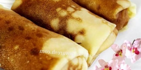 Palačinke punjene piletinom i gljivama - recept