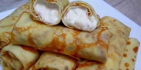 Palačinke punjene vikendicom - jednostavnim i ukusnim receptima sa ispunama iz vikendice