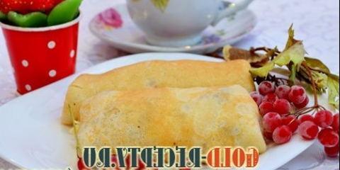 Palačinke sa vikendicom recept sa sirom korak po korak sa fotografijama