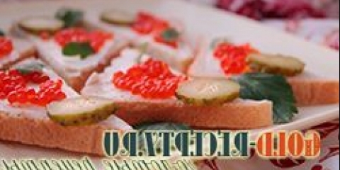 Sendviči sa receptom sa kavijarom sa kolep-po korak fotografije