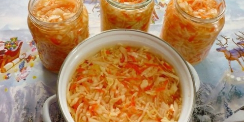 Brz i ukusan kupus soljenje vrućim putem