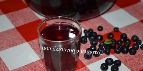 Inteni alkohol na votku - recept za liker od borovnice