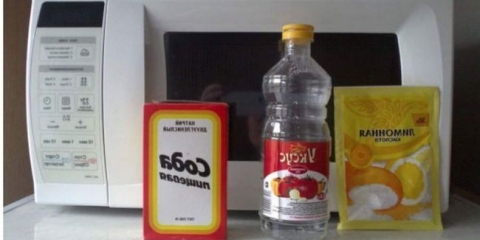 Mikrovalno čišćenje sa sirćetom i sodom