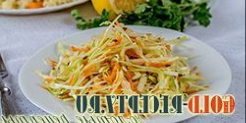 Dijetalna salata sa receptom za kupus sa fotografijom