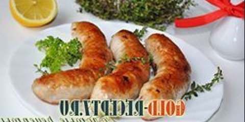 Domaće kobasice za pileće kobasice sa fotografijama korak po korak