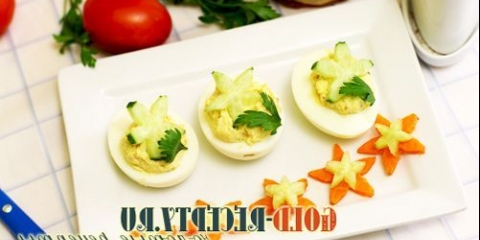 Punjena jaja sa sirom, ukusni recept za hladnu snack