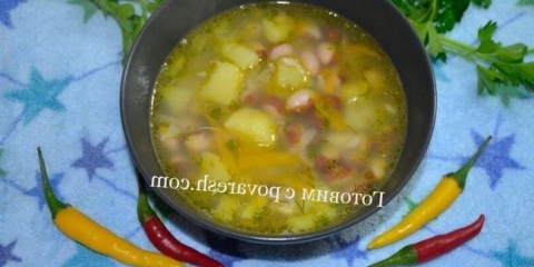 Supa od pasulja sa piletinom i krompirom korak po korak