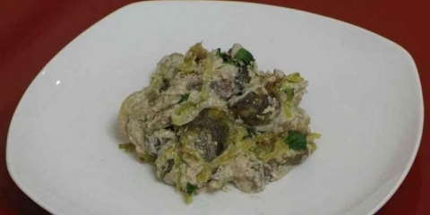 Govedina sa bijelim gljivama